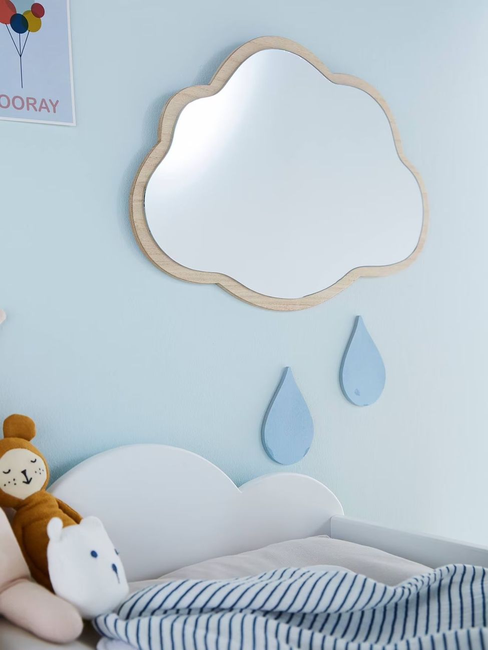 Miroir Nuage bois (Vertbaudet) - Image 1