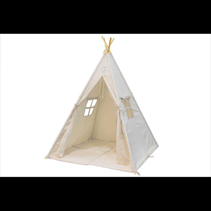 Tente tipi alba blanc crème pour enfant (Sunny) - Image 1