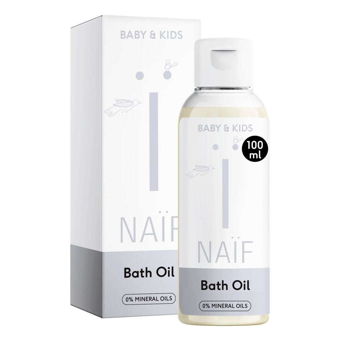 Naïf Natural Skincare - Huile de bain - 100 ml (Naïf Natural Skincare) - Image 1