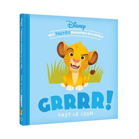 DISNEY BABY - Livre Mes toutes Premières Histoires - Grrr fait le lion ! (Hachette Jeunesse Disney) - Couverture
