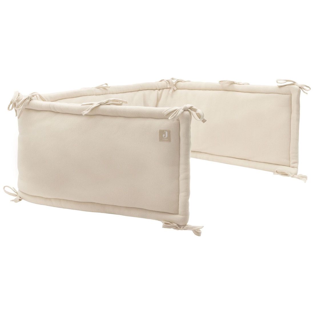 Tour de lit Little Waffle Sand (pour lits 60 x 120 ou 70 x 140 cm) (Jollein) - Image 1