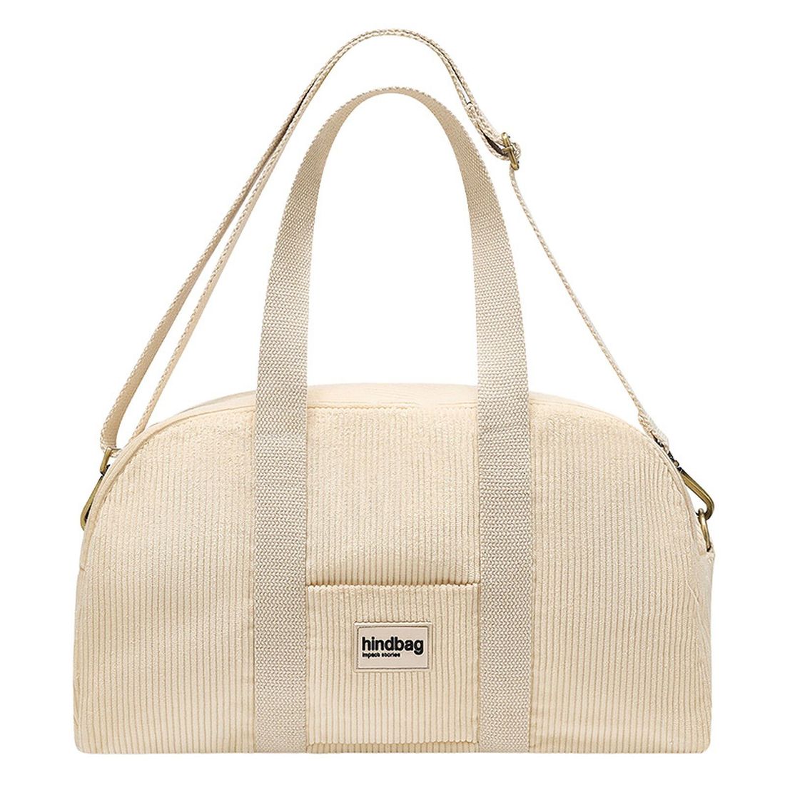 Sac à Langer Charlie - Velours Crème (Hindbag) - Couverture