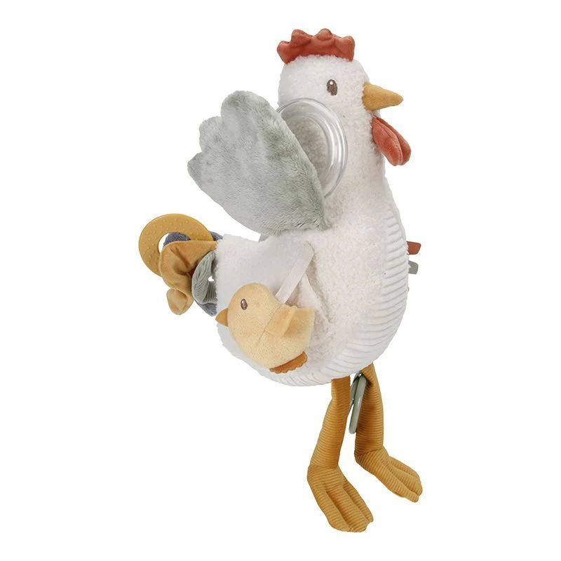 Little Farm Peluche d'activités Poule (Little Dutch) - Image 4