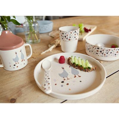 Bol Tiny Farmer mouton et oie naturel (Lassig) - Image 2