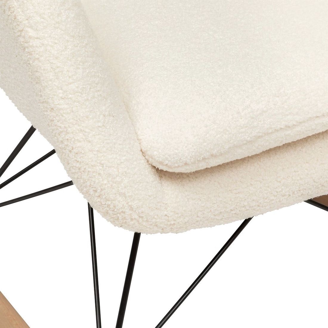 Fauteuil Bouclette Rocking-chair "Olmeto" (Atmosphera) - Image 2