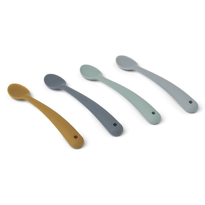 Lot de 4 Cuillères Siv - Blue Multi Mix (Liewood) - Image 2