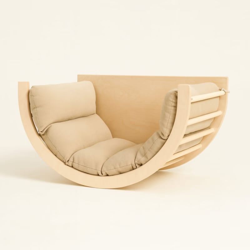 Arche montessori 6-en-1 bois & bureau avec coussin - jouetapprends (Jouetapprends) - Couverture