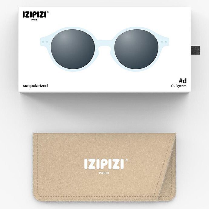 Lunettes de Soleil Baby #D 0/3 Ans - Sweet Blue (IZIPIZI) - Image 5