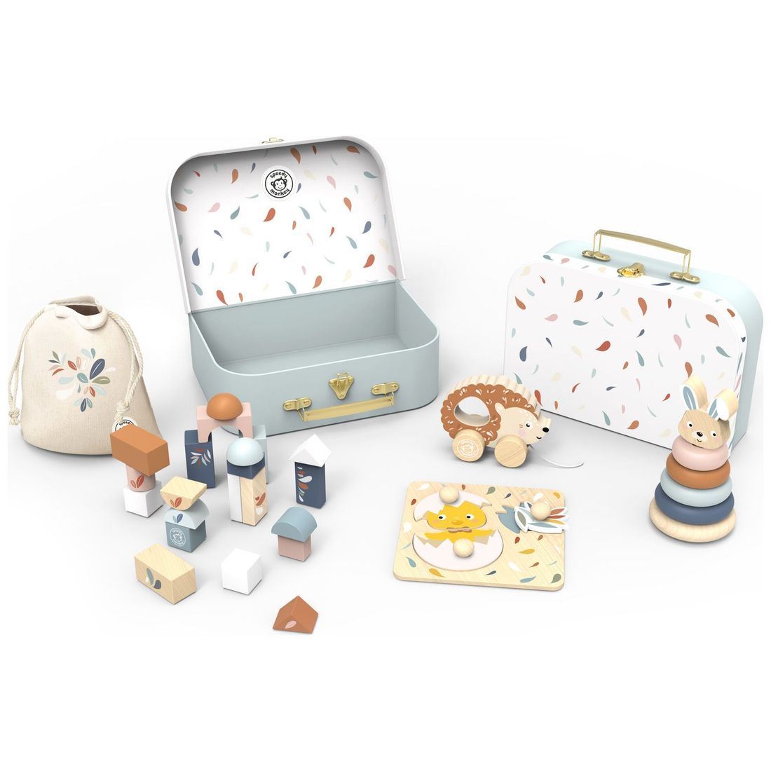 Coffret Ma première boîte à jouets (Speedy Monkey) - Couverture