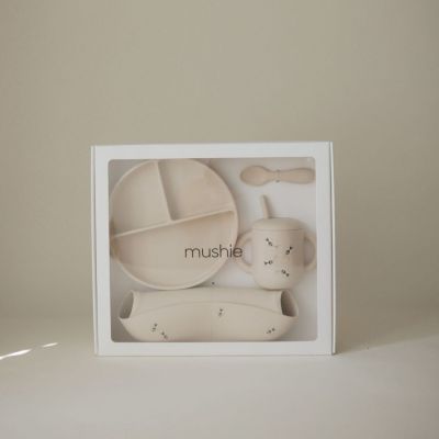 Coffret repas en silicone Bee (4 pièces) (Mushie) - Image 2