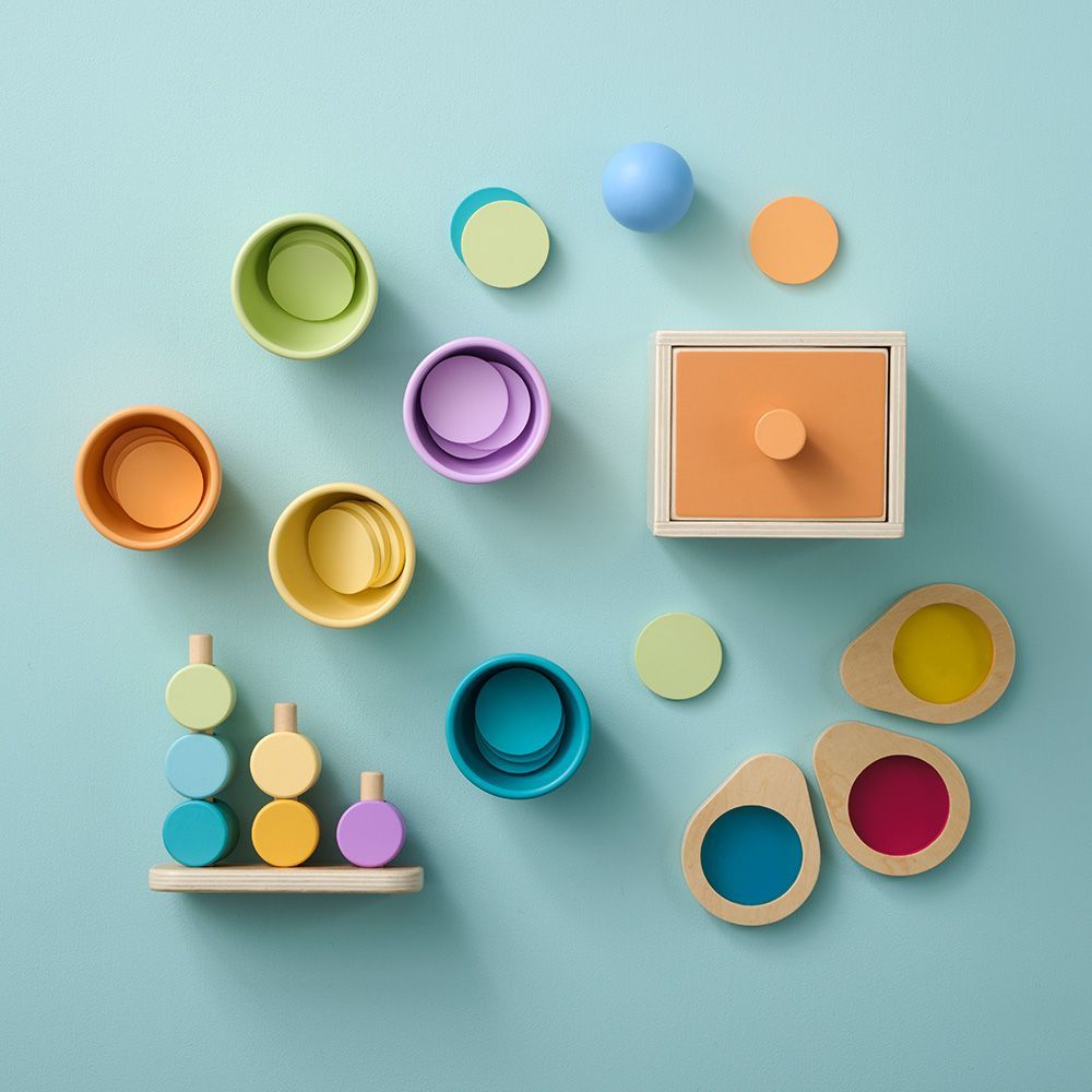 Petite Amélie Coffret de jouets Montessori | Kit de jeu d'éveil éducatif en bois certifié FSC | Apprentissage sensoriel | 13-15 mois (Petite Amélie) - Image 1