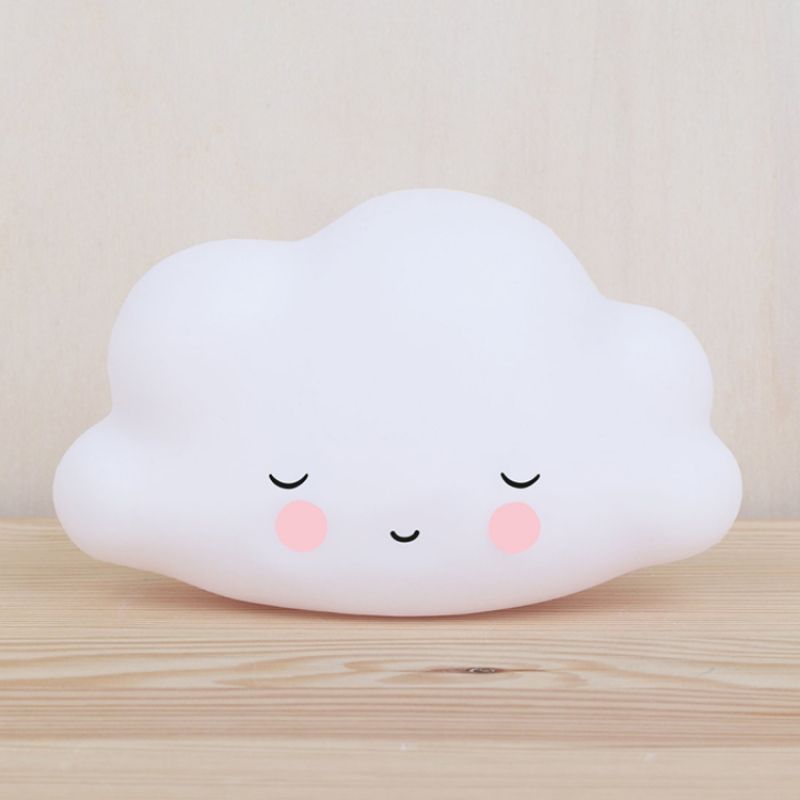 Petite veilleuse nuage blanc endormi (16 cm) (A Little Lovely Company) - Image 3