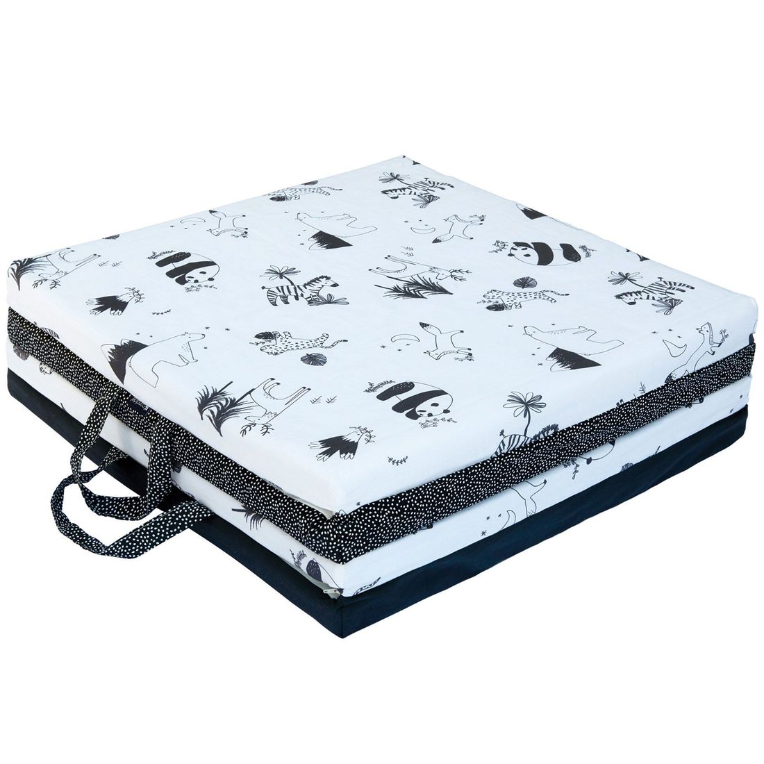 Tapis de jeu pliable 3 en 1 Black & white experience (Candide) - Couverture
