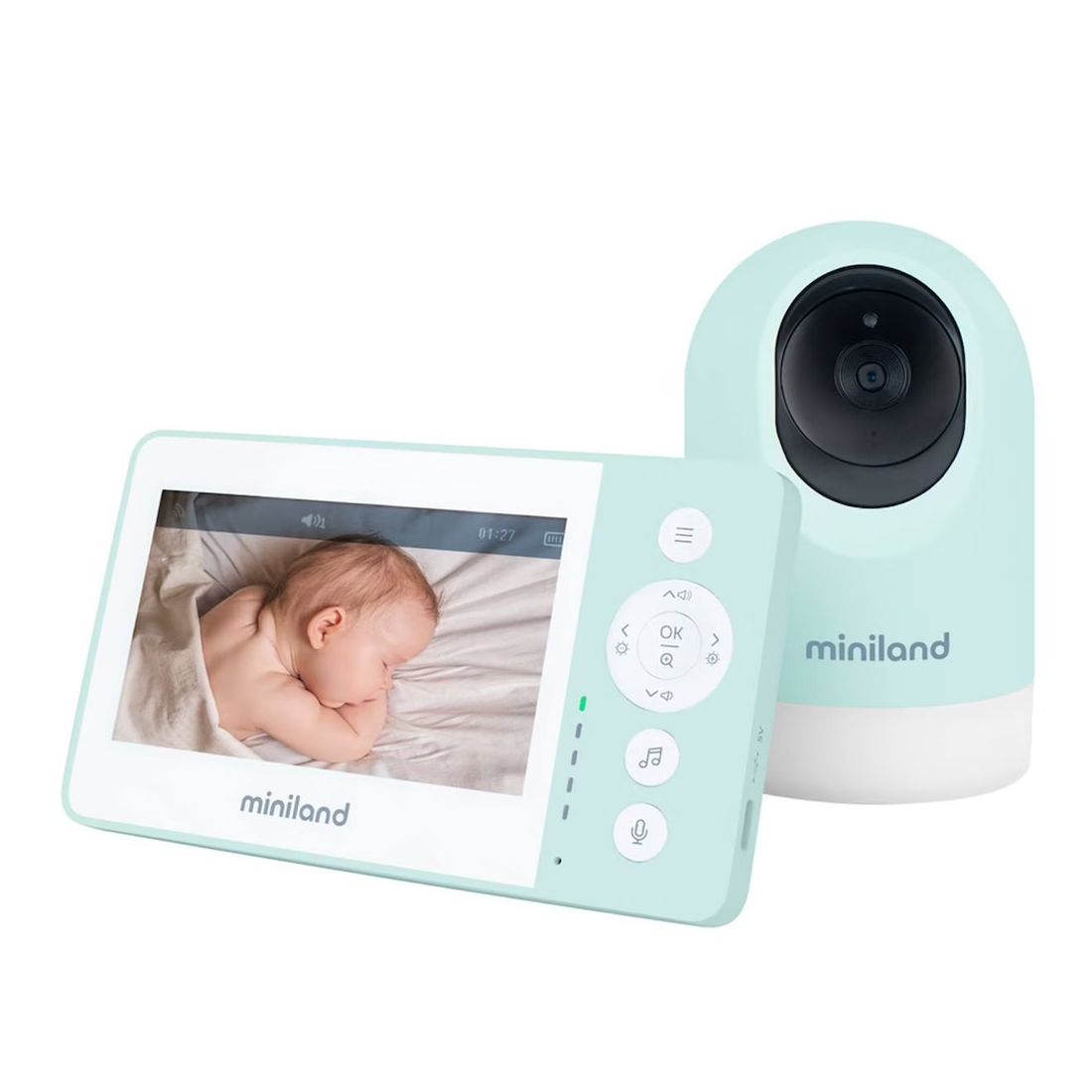 Babyphone Digimonitor 4.3" Pro Bleu (Miniland) - Image 1