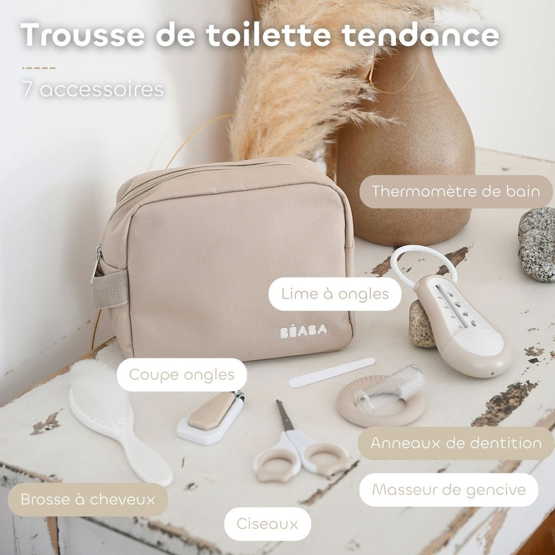 Trousse de soin Nomade Argile (7 accessoires) (Béaba) - Image 3