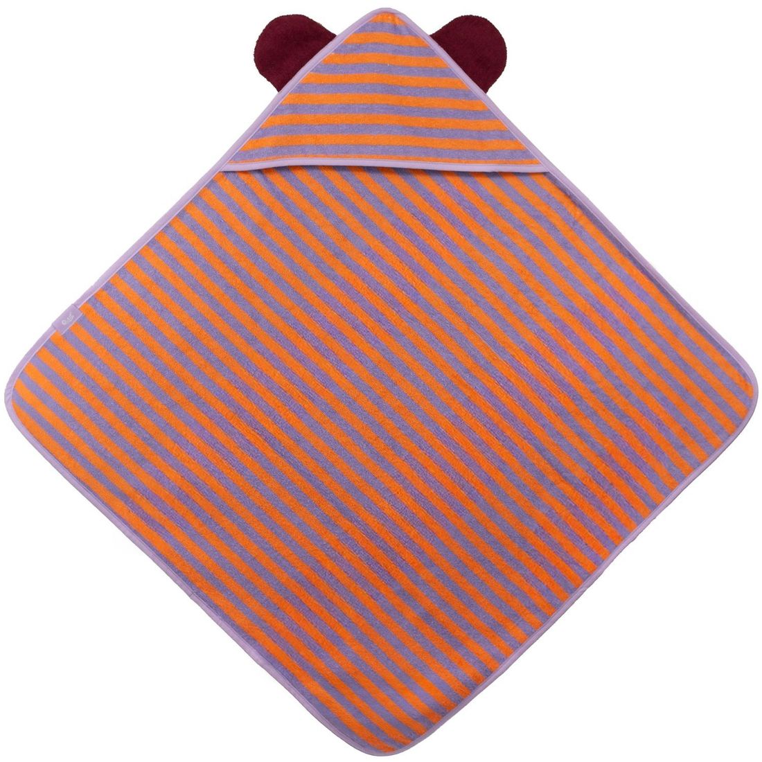 Cape de bain Ours Lavande (75 x 75 cm) (Quut) - Couverture