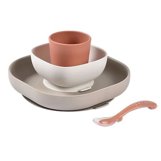 Coffret repas en silicone 4 pièces (Béaba) - Couverture