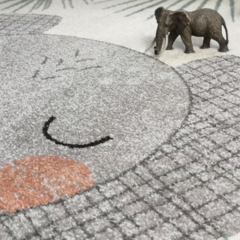 Tapis rectangulaire éléphant Junko (120 x 170 cm) (Nattiot) - Image 4