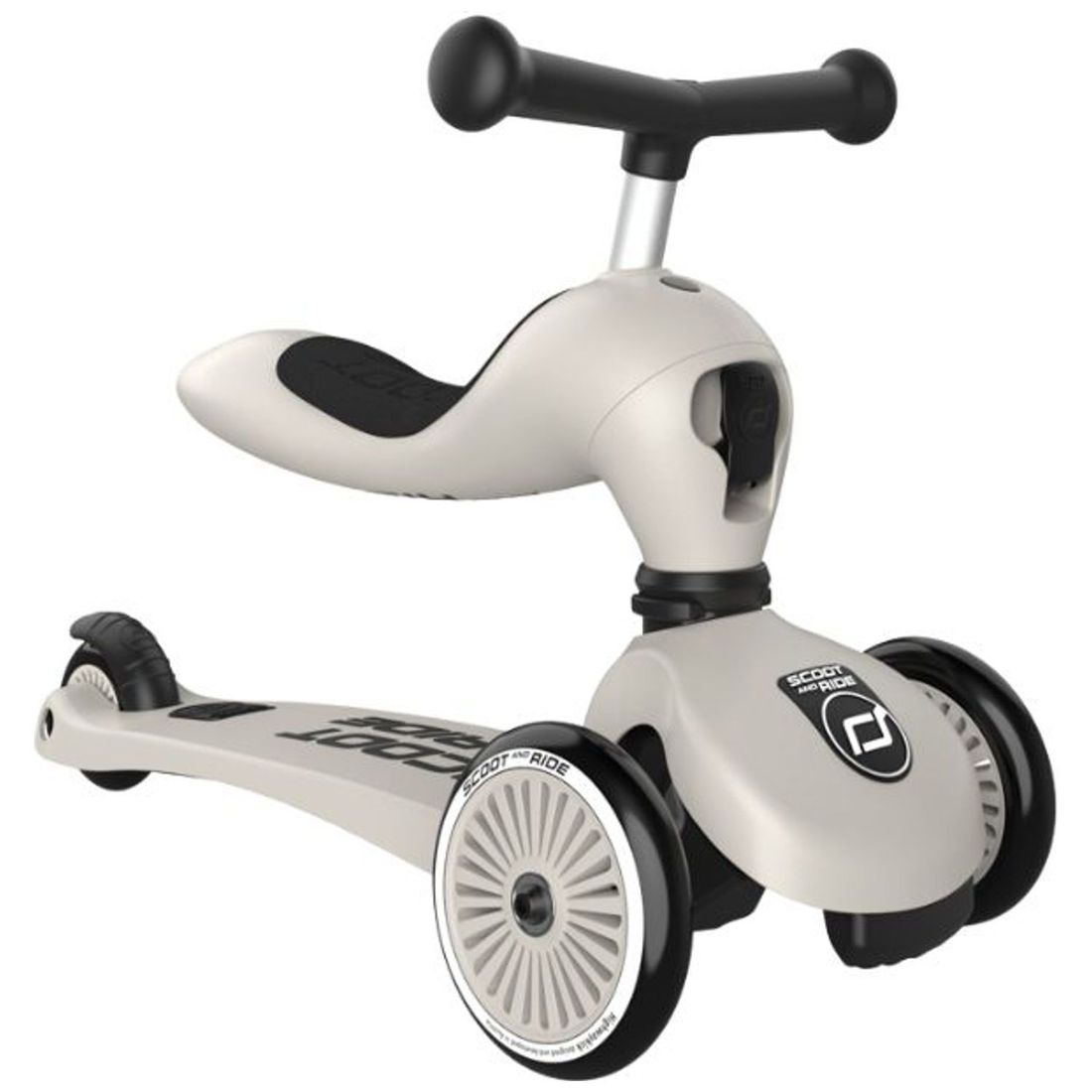 Porteur évolutif en trottinette Highwaykick 1 Ash (Scoot And Ride) - Image 6