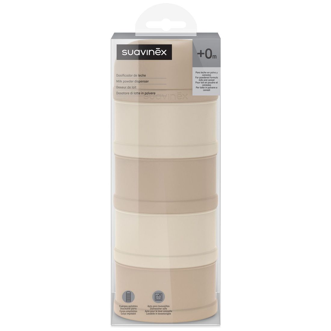 Boîte doseuse 4 compartiments Wonderland beige (Suavinex) - Image 2