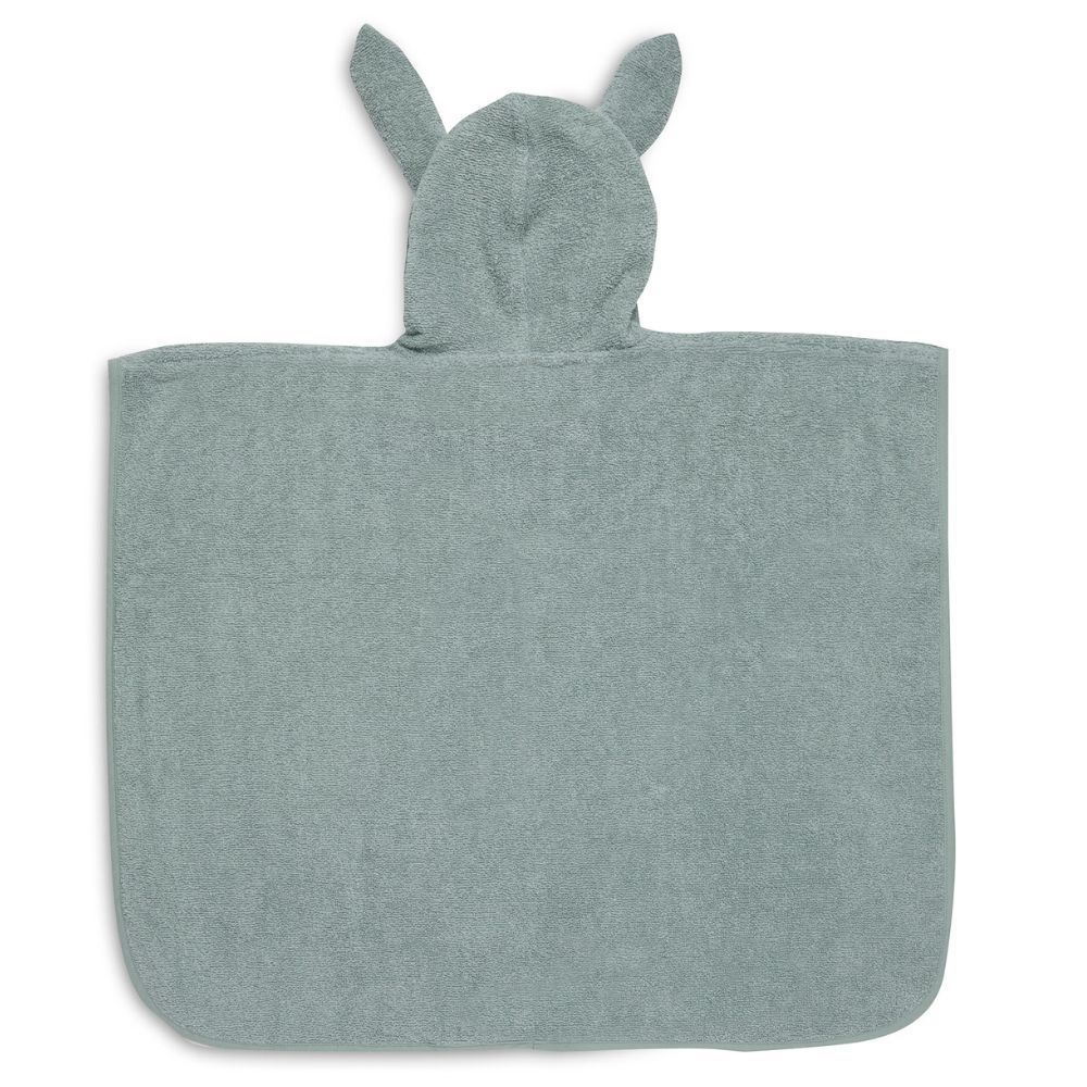 Poncho de bain lapin Ash Green (1-4 ans) (Jollein) - Image 1