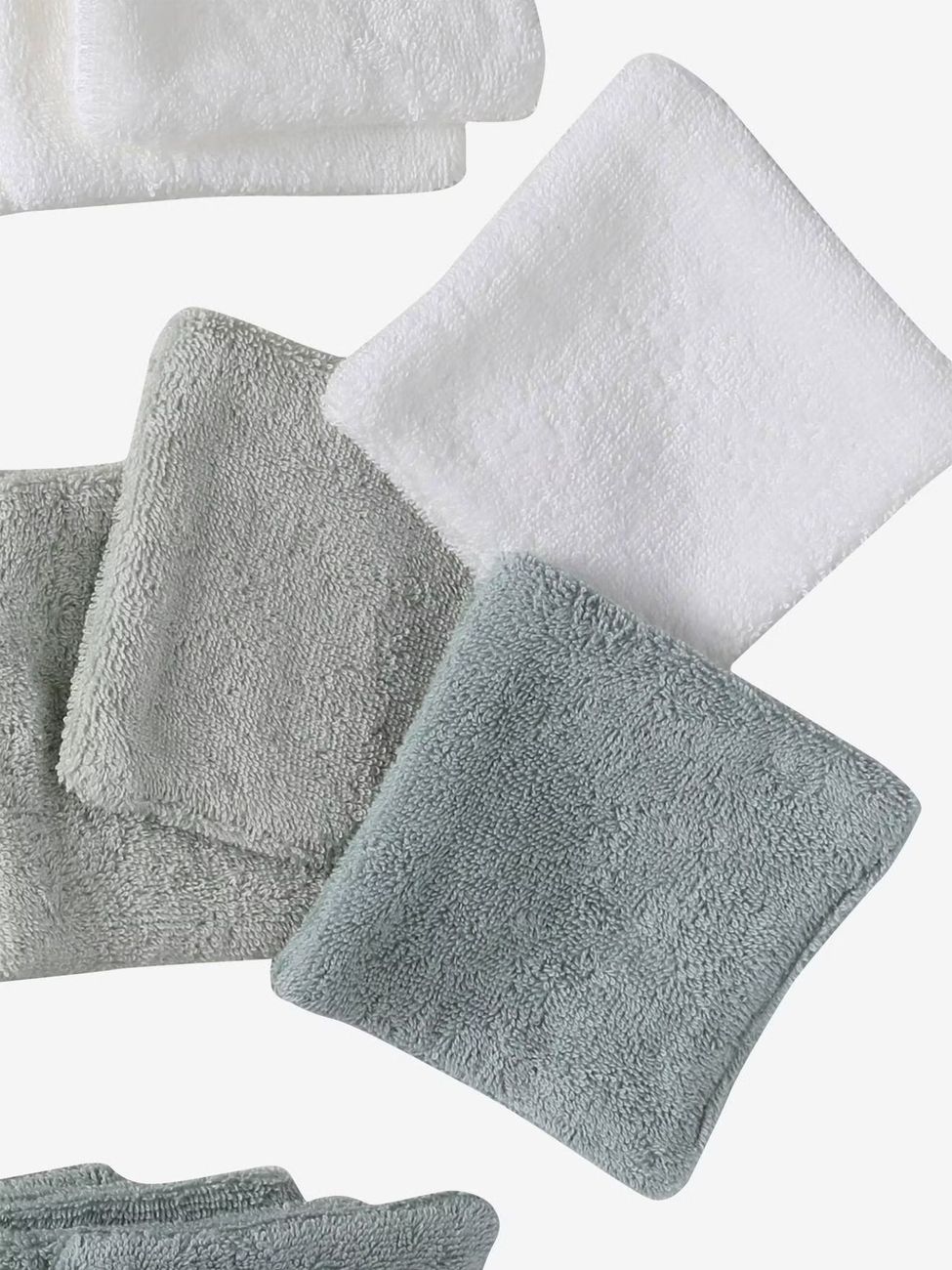 Lot de 30 lingettes lavables + pochon lot vert (Vertbaudet) - Image 2