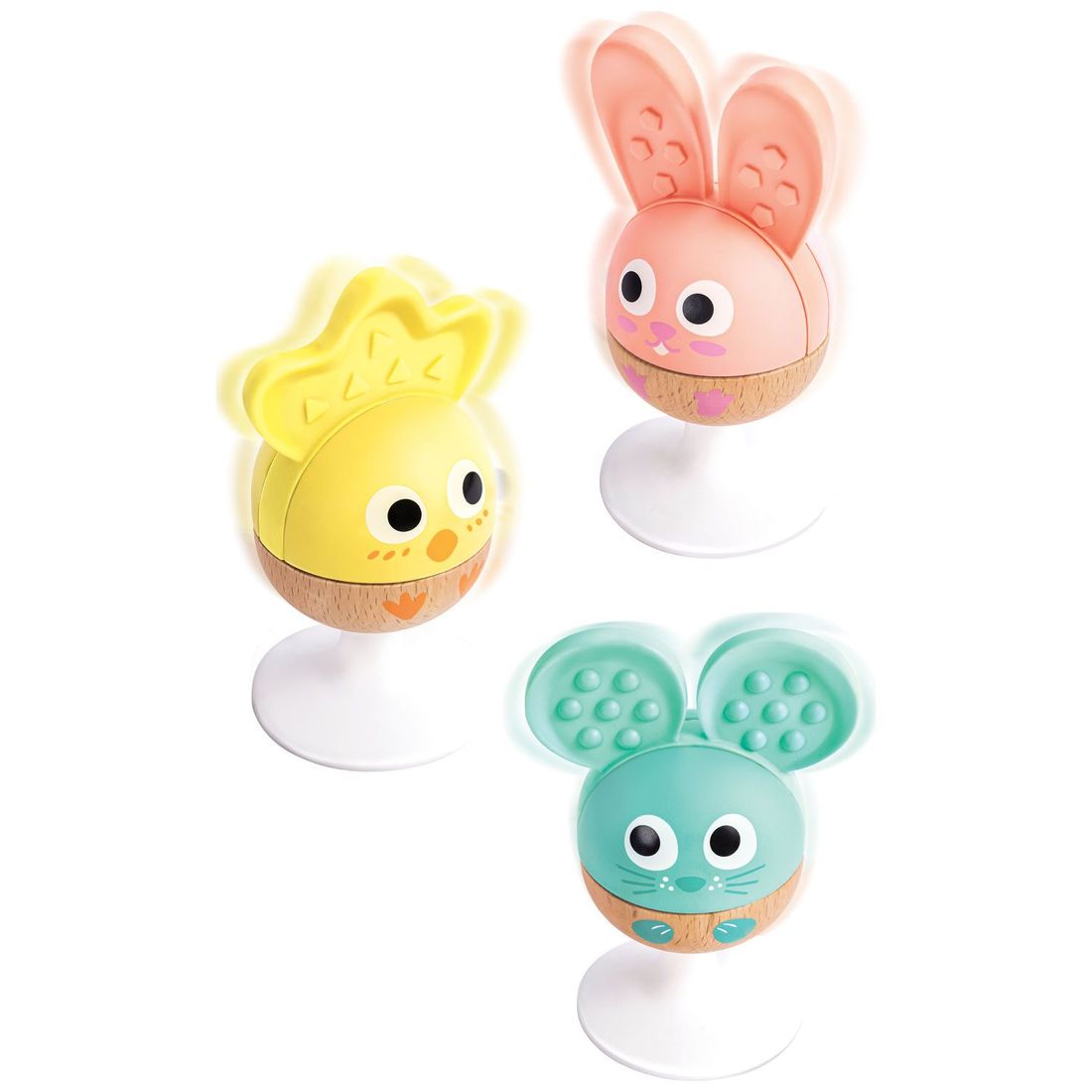 Lot de 3 hochets à ventouse Animaux (Hape) - Couverture