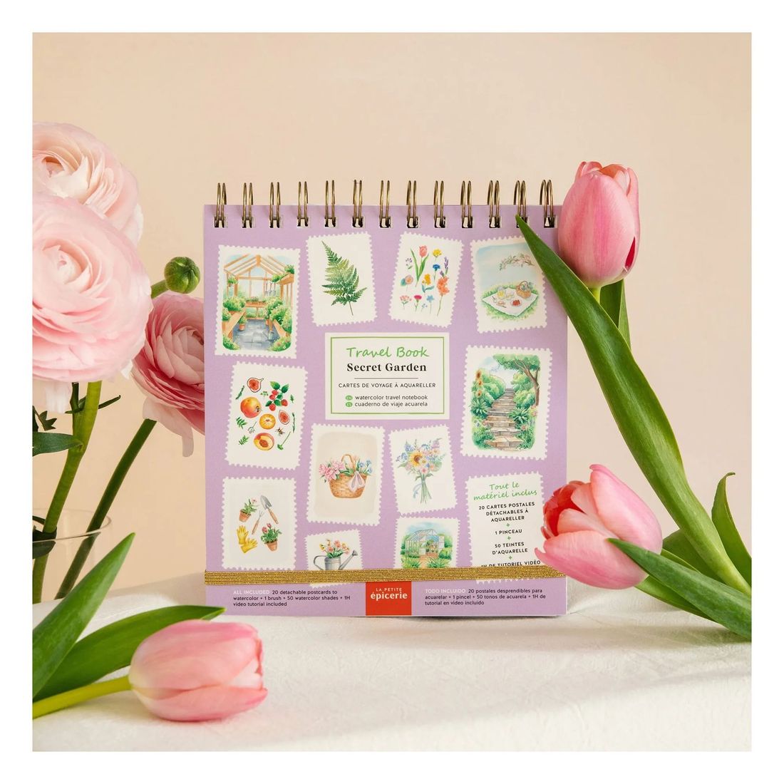 La Petite Épicerie - Carnet d'aquarelle - Secret Garden (La Petite Épicerie) - Image 1