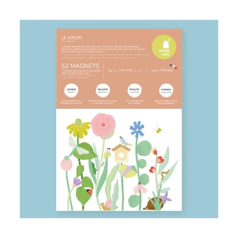 Jeu magnétique le jardin (La cabane à rêves) - Couverture