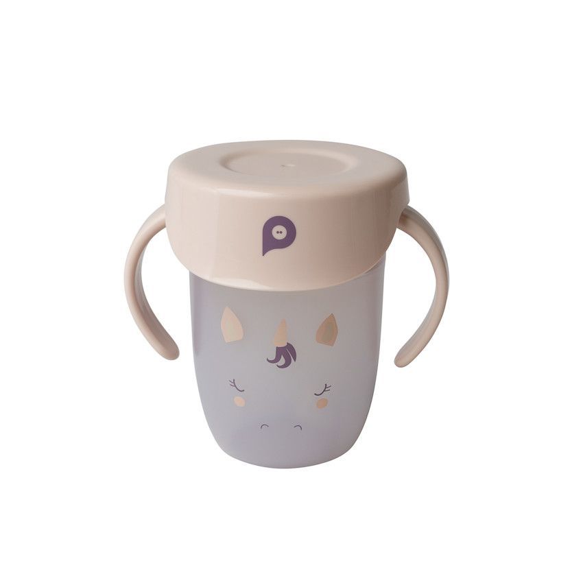 tasse d'apprentissage 360° antifuite Licorne beige - Beige (Prémaman) - Couverture