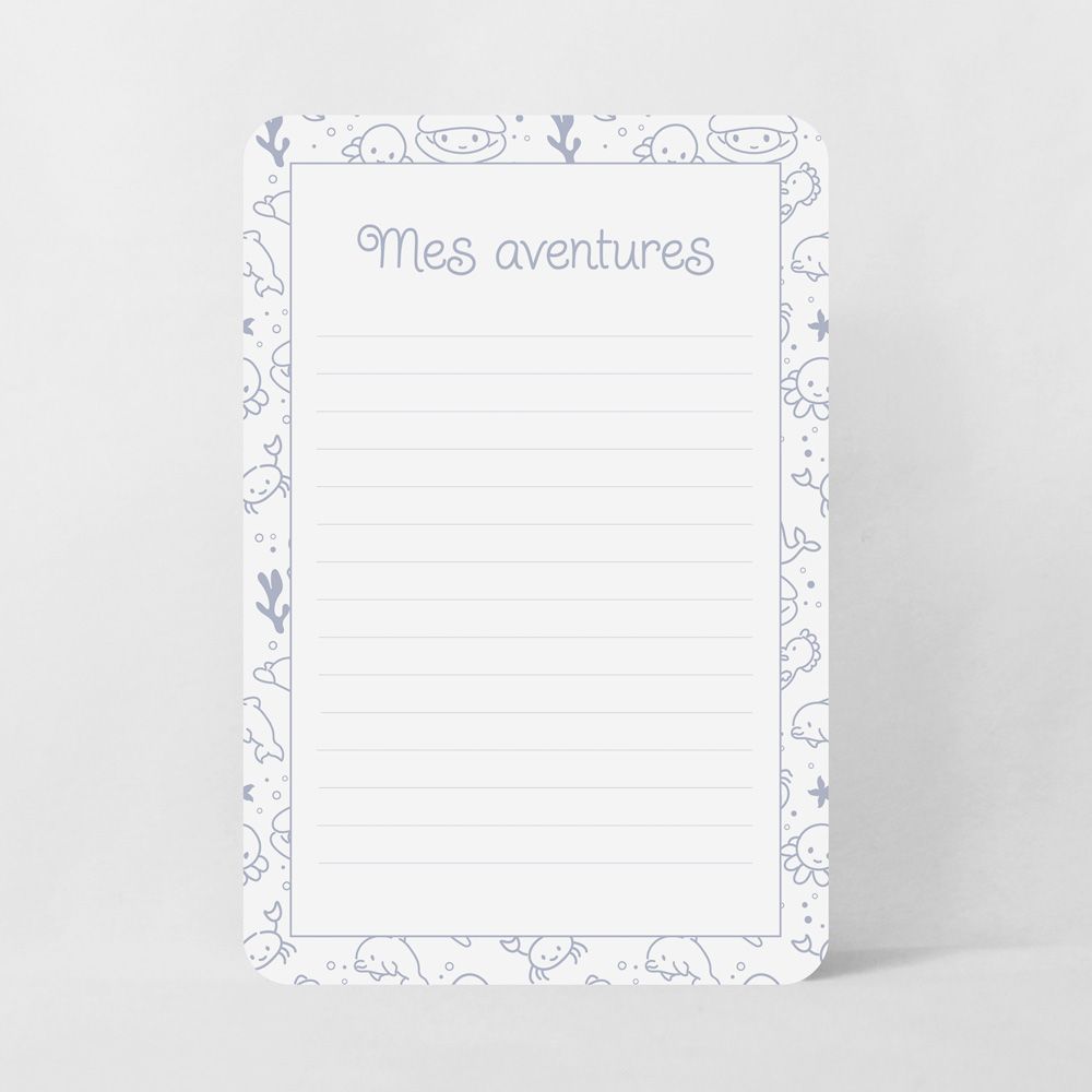 Cartes étapes bébé Sous l'océan (Le Faire-Part Français) - Image 2