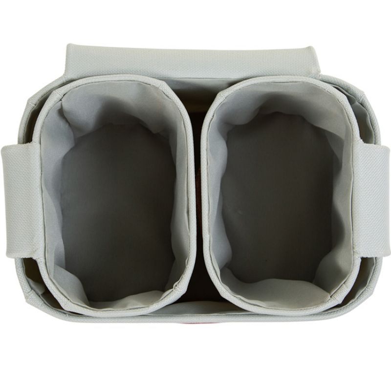 Lot de 3 paniers à suspendre table à langer Evolux gris clair (Childhome) - Image 7
