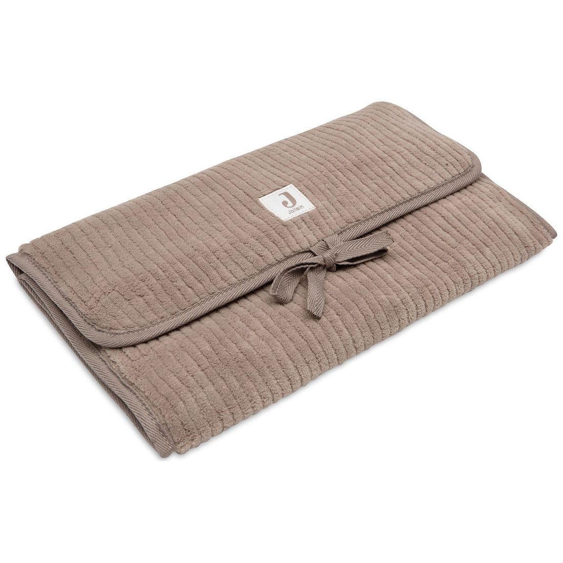 Tapis à langer nomade Cloudy Rib Milky Coffee (Jollein) - Image 7