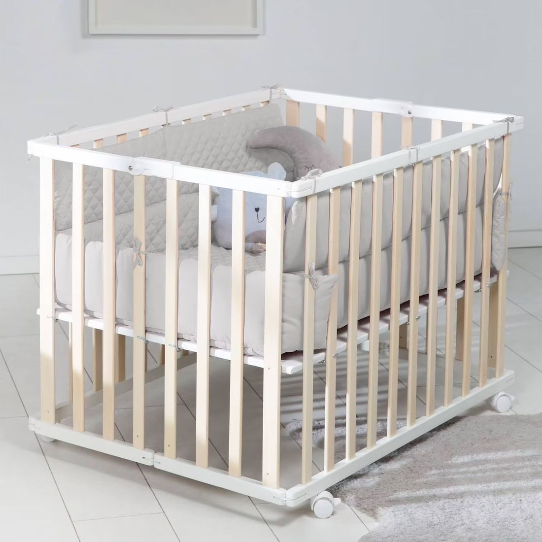 Tapis De Parc Bébé Roba Style Gris Argenté (Roba) - Image 1