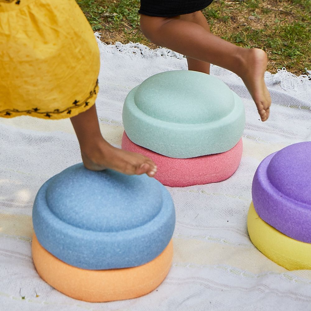 Jeu de motricité Original rainbow pastel (6 blocs) (Stapelstein) - Image 6