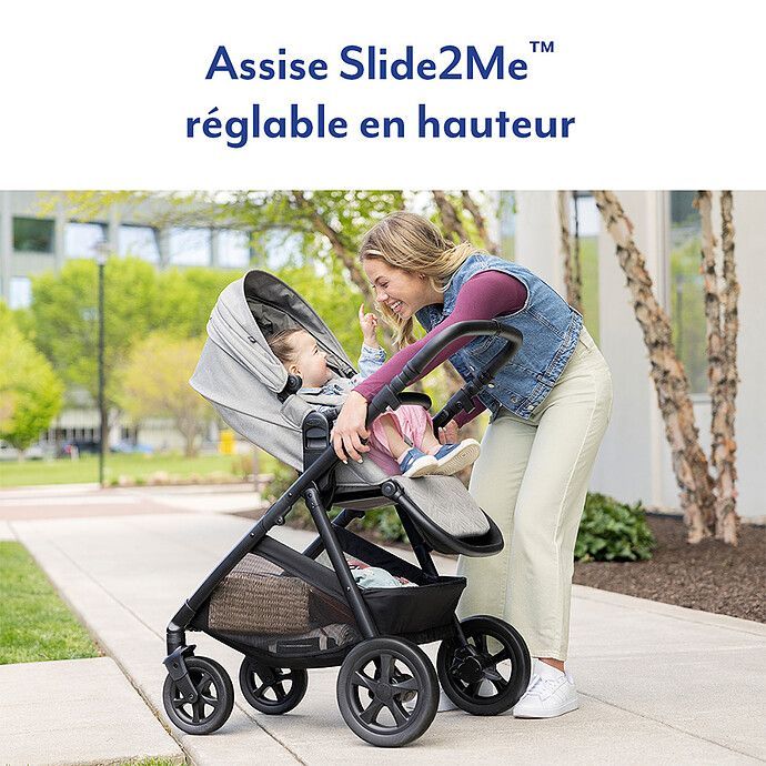 Poussette Trio Near2Me DLX - Midnight Black (Graco) - Image 1