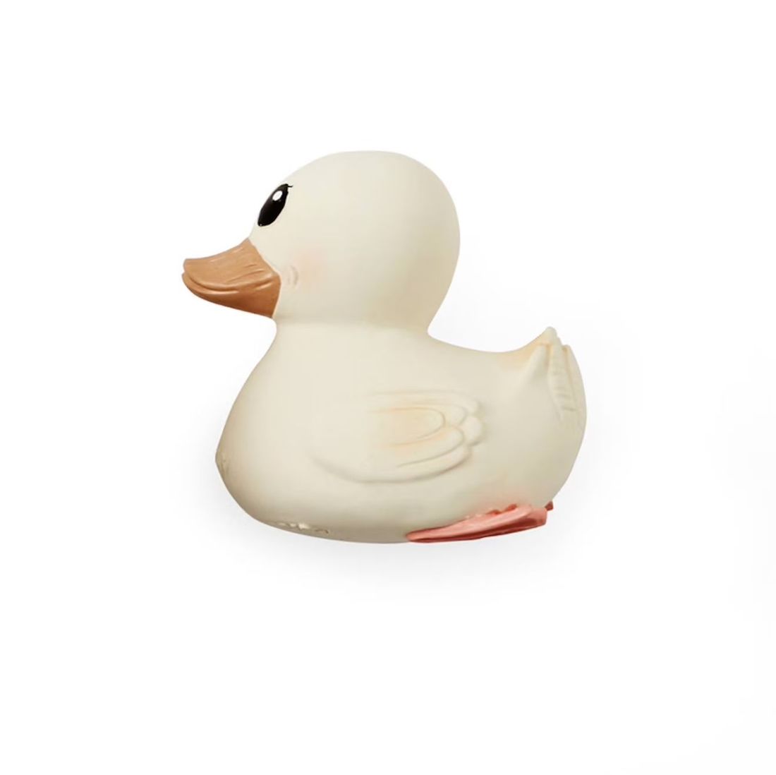 Canard En Caoutchouc Naturel Mini Kawan Choco Latte Blanc (Hevea) - Image 1