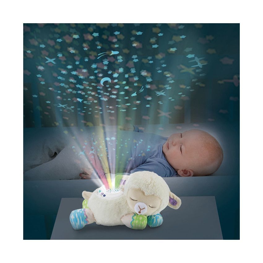 Veilleuse 3 en 1 Manon Lumi Mouton Nuit étoilée - Blanc (Vtech Baby) - Image 1