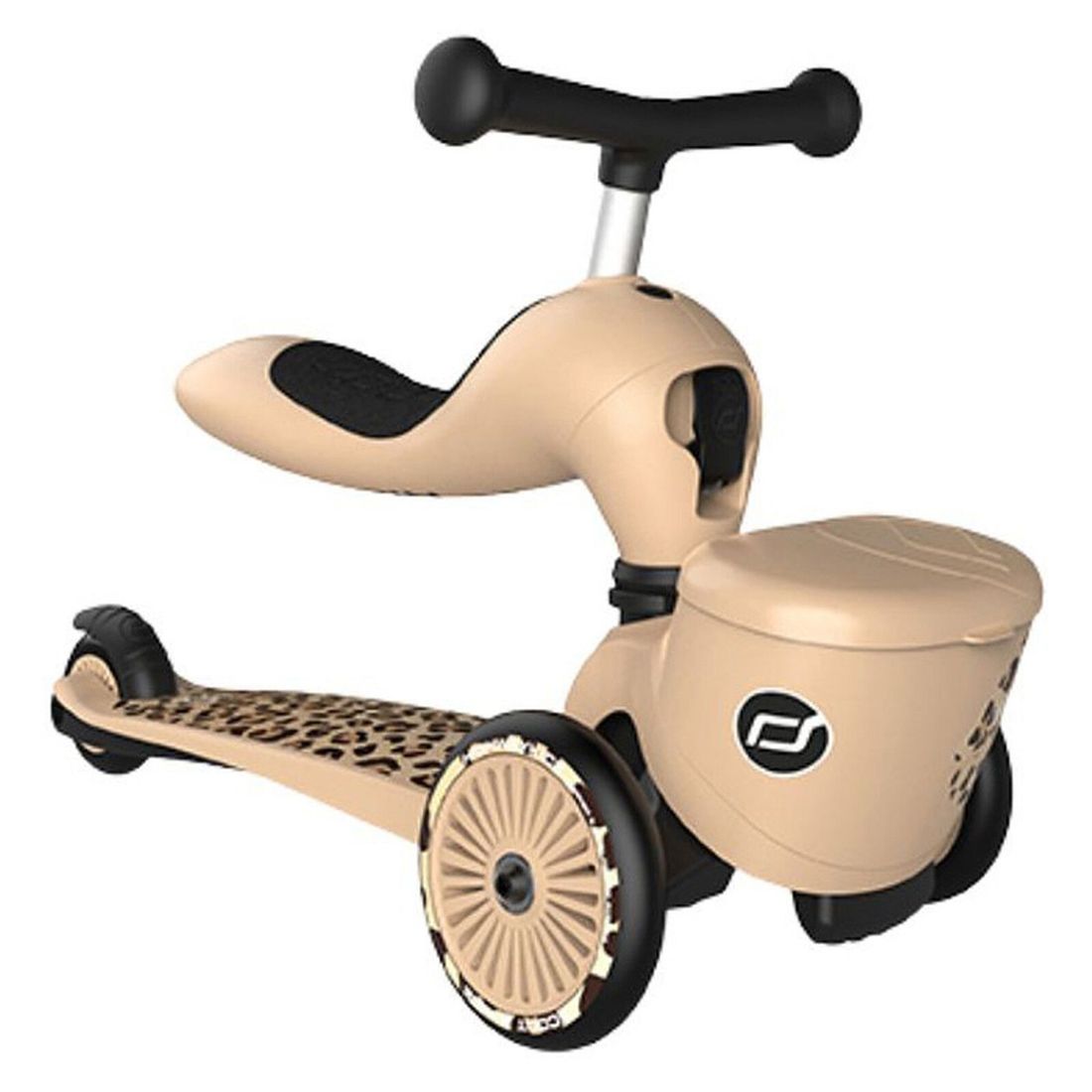 Porteur Trottinette Evolutif Highwaykick 1 Lifestyle - Leopard (Scoot And Ride) - Image 1