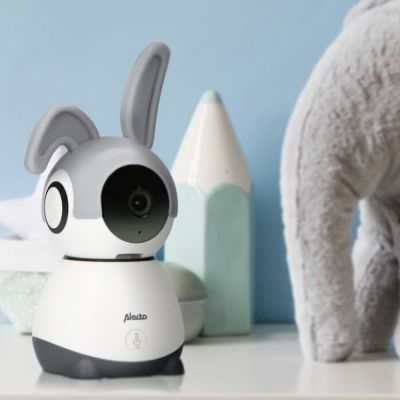 Babyphone Wifi avec caméra Smartbaby blanc et gris (Alecto) - Image 3