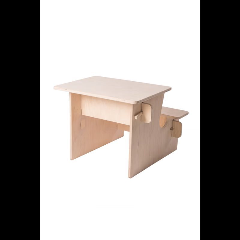 Bureau montessori tom bois naturel (Pimpampoum) - Image 1