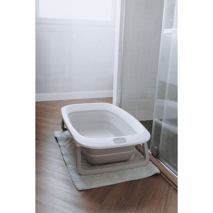 Baignoire pliable Eazy Pop Camélé'O Gris Velours - Gris (Béaba) - Image 3