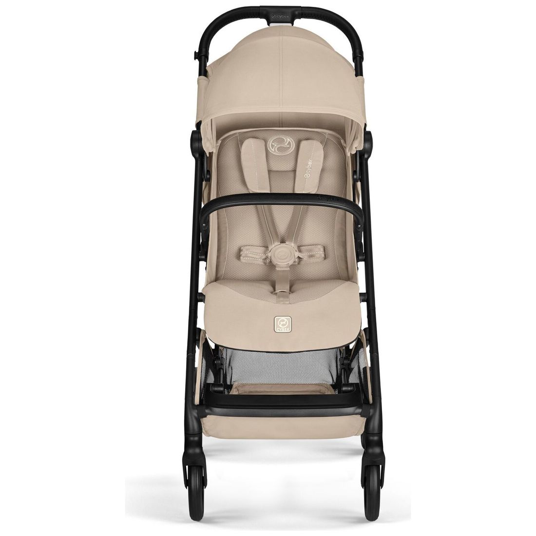 Poussette Compacte et Citadine Beezy 2026 Châssis Noir Almond Beige (Cybex) - Image 7