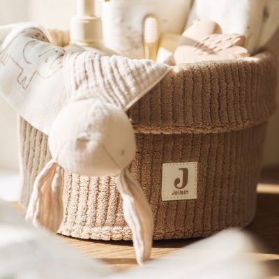 Doudou attache sucette Bunny Ears Nougat (Jollein) - Image 3