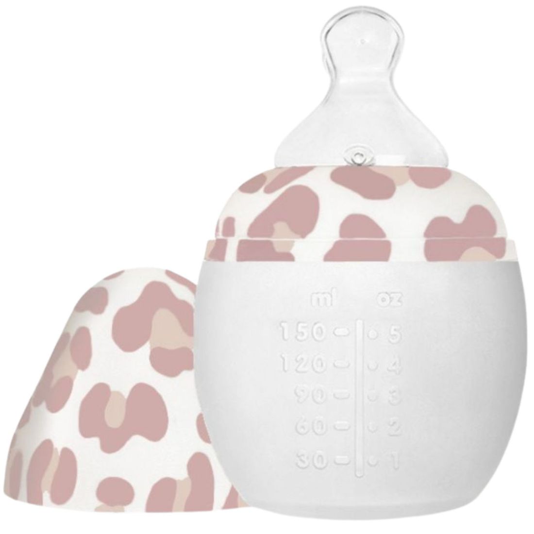 Biberon anti-colique en silicone Graouu Pink (150 ml) (Elhée) - Couverture