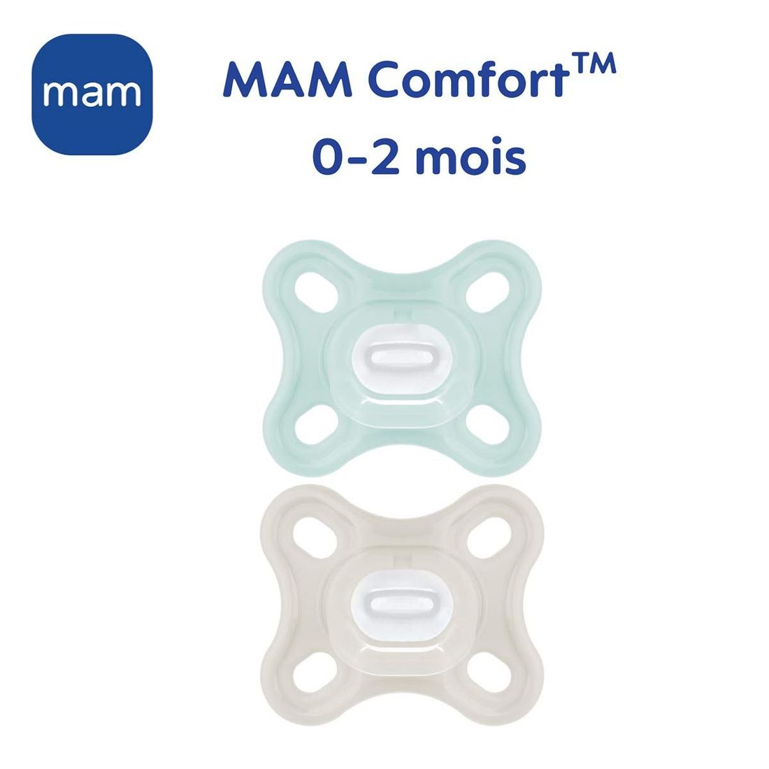 Lot de 2 Sucettes Comfort en silicone (Mam) - Image 3