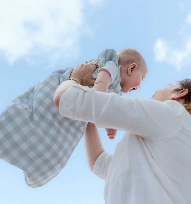 Gigoteuse 4 saisons vichy verte 0-6 mois (Les Petites Billes) - Couverture