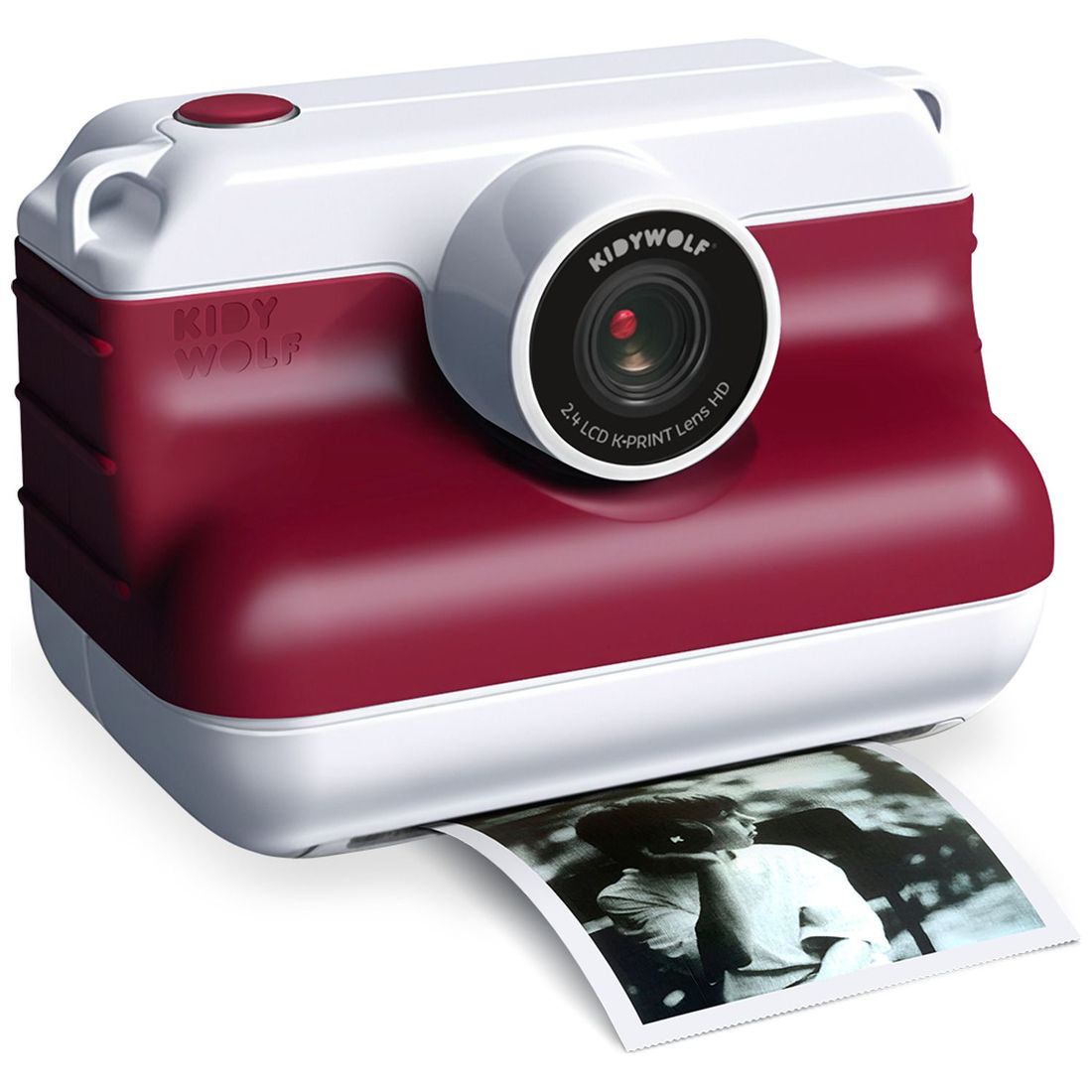 Appareil photo instantané K-PRINT bordeaux (Kidywolf) - Image 3