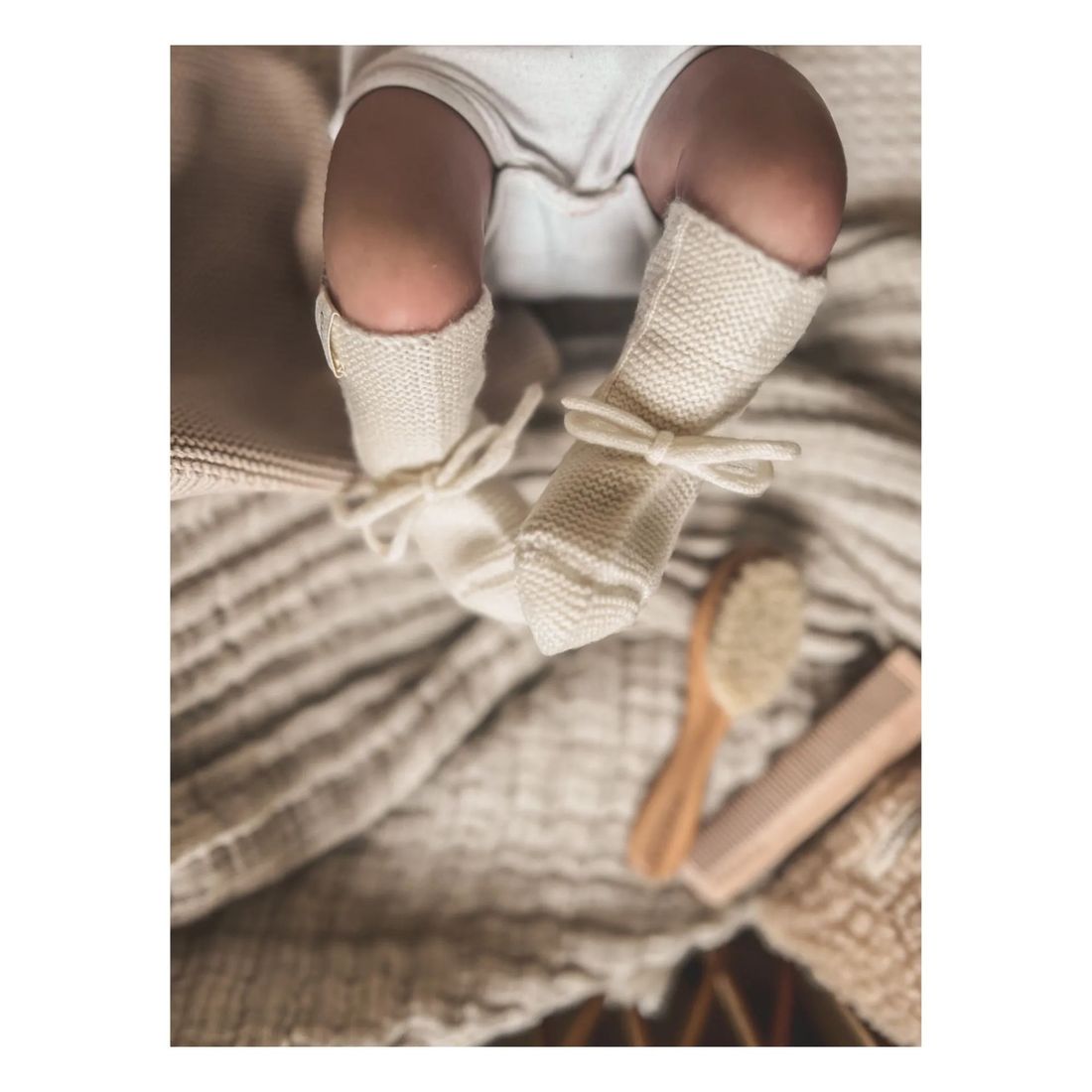 My Little Freckle - Chaussons Tricot Coton Bio (My Little Freckle) - Image 2