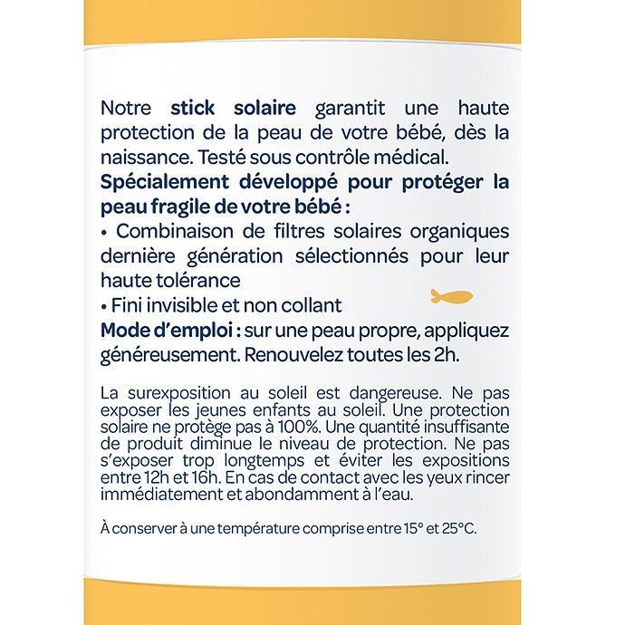 Stick Solaire SPF 50 - 20 ml (Biolane) - Image 3